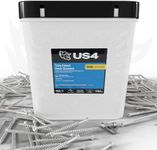 US4 - Stainless Steel Wood Screws | 305 Stainless Steel | Trim Head T15 Star Drive | Rust & Corrosion-Resistant | Outdoor Decking Screws (1750, #8 x 3-1/8")