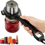 Veiliss Electric Jar Opener, Bottle Opener, Adjustable Design, Comfortable Easy-Grip Handle, Multifunctional for Seniors & Weak Hands & Kids, Gift for Mother(Ф:1in~3.5in)