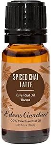 Edens Garden Spiced Chai Latte Essential Oil Blend- 100% Pure Premium Grade, Undiluted, Natural, Therapeutic, Aromatherapy, The Best for Diffusing, Candle, Laundry, Humidifiers 10 ml (.33 fl oz)