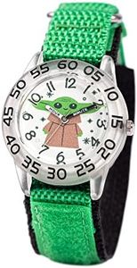 Star Wars Kids' Plastic Time Teacher Analog Quartz Nylon Strap Watch