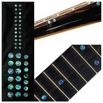 Inlay Sticker Fret Markers for Guitars & Bass - Custom Dots Set - Abalone Blue,F-085CD-BL-AZ