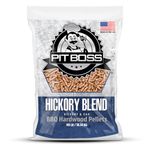 Pit Boss 55436 Hickory Wood Pellets for Cooking BBQ-40 No Bag