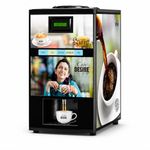 Cafe DESIRE I DRINK SUCCESS Coffee Machine 2 Lane Regular | Fully Automatic Tea & Coffee Vending Machine | For Offices, Shops | Make 2 Varieties Of Coffee Tea With Premix | No Milk Required - VM20