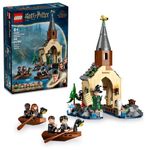 LEGO Harry Potter Hogwarts Castle Boathouse Building Set, Harry Potter Toy with 2 Buildable Boats and 5 Minifigures, Halloween Toy for Kids, Gift for Boys and Girls Ages 8-10, 76426