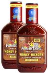 Famous Dave's Honey Hickory BBQ Sauce, 20 Ounce Pack of 2, Smoky and Sweet for Chicken, Pork, Fish, Vegetables, Mild