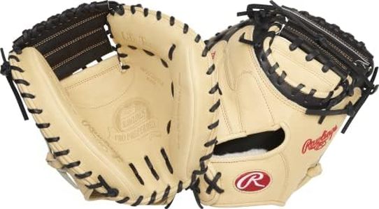 Rawlings | PRO PREFERRED Baseball Catcher's Mitt | 34" | 1-Piece Solid Web | Right Hand Throw