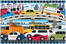 Melissa & Doug Traffic Jam Jumbo Jigsaw Floor Puzzle (24 pcs, 2 x 3 feet long) - FSC Certified