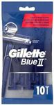 Gillette BlueII Disposable Razors for Men x10