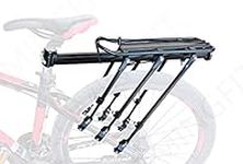 COMINGFIT 180kg Capacity Adjustable Bike Luggage Cargo Rack-Super Strong Bike Luggage Carrier, 6-Strong-Leg Bicycle Cargo Carrier