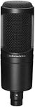 Audio Technica AT2020 Cardioid Condenser Microphone Side-Address (Black)