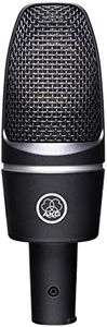 AKG C3000 High Performance Large-Diaphragm Condenser microphone, Studio cardioid microphone, switchable low-cut filter, heavy duty die-cast metal housing, switchable attenuation pad - Black