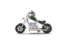 HYPER GOGO Cruiser 12 Deluxe, Kid's Motorbike with App Integration (Pine)