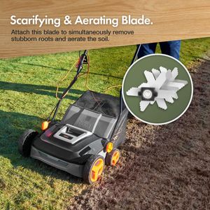 VonHaus Electric Lawn Scarifier & Aerator – 1600W, 45L Box, 37cm Width