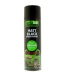 Autotek Professional High Covering Power Spray Paint, Matt Black, 500 ml