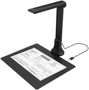 VIISAN DB8401 16MP Document Camera for Schools & Offices – Certified Windows/macOS Compatible, Portable USB Scanner with OCR, TTS & Barcode Recognition, Foldable Arm for Space-Saving Design