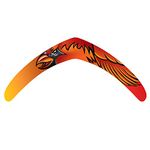 JIUAI Boomerang for Kids, Soft Boomerang Adults, V-Shaped Returning Boomerang Sports Backyard Children Game Funny Gifts (Red-Eagle)