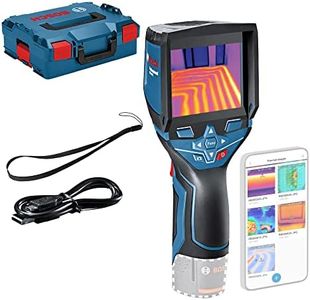 Bosch Professional 12V System Thermal Camera GTC 400 C (without battery and charger, w/app function, Temperature Range: -10°C to +400°C, Resolution: 160 x 120px, in L-Boxx)
