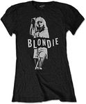 Blondie - Mic. Stand Women's Medium T-Shirt - Black