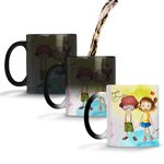 YuBingo Gift for Brother Sister - Ceramic Coffee Mug, Tea Cup, Rakhi, Raksha Bandhan Gift (Colour Changing Magic Coffee Mug, Tea Cup, 320ML)