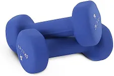 Yes4All 6 lbs Dumbbells Neoprene wi