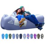 AlphaBeing Inflatable Lounger - Best Air Lounger Sofa for Camping, Hiking - Ideal Inflatable Couch for Camping and Festivals - Perfect Inflatable Beach Chair for Adults