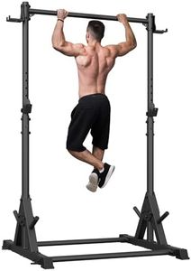 Jusgym Pull Up Station, Strength Training Workout Pull Up Bar Free Standing, Adjustable Heavy Duty Pullup Bar Station, 600LBS Weight Capacity