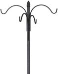 Panacea 89447 Umbrella Shepherd Hooks, Black, 7'H, Pack of 2