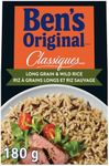 BEN'S ORIGINAL CLASSIQUES Long Grain & Wild Rice, 180g Box (Pack of 1)