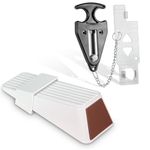 TOWODE Portable Door Lock & Door Stops,Anti-Skid, Durable, Prevent Unauthorized Entry, Portable Door Lock for Travel Home Essential, for Traveling Hotel Home Apartment College House