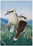 Maxwell & Williams Birds of Australia KC 10yr Anniversary Tea Towel 50x70cm Kookaburra