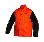Lincoln Electric Bright FR Welding Jacket with Leather Sleeves - 3XL