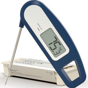 Lavatools PT12 Javelin Digital Instant Read Meat Thermometer for Kitchen, Food Cooking, Grill, BBQ, Smoker, Candy, Home Brewing, Coffee, and Oil Deep Frying (Indigo)