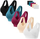 habibee Nursing Bra for Breastfeeding Sleep Maternity Bra for Pregnancy Comfort Wireless Bralette with Bra Extenders