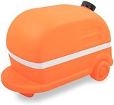 Camco Orange Retro Camper RV Sewer Weight-Safely Secures Your 4-in-1 Adapter in Place at Dump Stations-Features a Fillable Tank and Reflective Tape (43100)