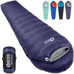 QEZER Down Sleeping Bag for Adults 