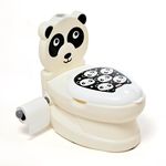 DIVCHI Potty Training Toilet Seat For Kids Toilet Potty With Light & Removable Pot | Potties | Portable Toilet | Toddler Seat | Travel Essential (Panda)