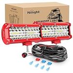 Nilight LED Light Bar 2PCS 6.5Inch 