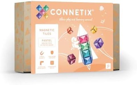 CONNETIX Pastel Square Pack, 40 Pieces