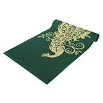 Wai Lana Extra Thick Yoga and Pilates Mat (Himalaya, Green)- 1/4 Inch Thick, Latex-Free, Non-Slip, Lightweight, Easy Wash