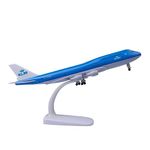 Bswath Model Airplane 1:300 Scale Model KLM Metal Planes Holland B747 Model Alloy Model for Gift and Decoration