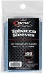 BCW Tobacco Card Sleeves | Acid-Free, Archival Quality Clear Polypropylene | 100 Sleeves per Pack | Fits Tobacco Topload Card Holder | Protect, Store, and Display Collectible Trading Cards