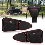 KEMIMOTO UTV Storage Bags Door Bag & Center Storage Compatible with Polaris RZR XP 1000 Turbo S1000 Turbo S 900 2014-2023, Water Resistant Zippers UTV Cab 3-Piece Set with Multiple Pockets