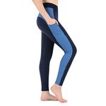 beroy Horse Riding -Pants Women Equestrian-Breeches - Ladies Training Horseback Riding Tights Full Seat Silicone Pockets