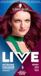 Schwarzkopf LIVE Intense Colour Berry Red Permanent Hair Dye 044, Long Lasting Red Hair Dye with Built-In Vibrancy Serum, Berry Red Hair Dye for up to 100% Grey Coverage