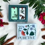 PURETIVE Pure Air Aroma Blocks | 100% Pure Soy Wax Tablets | Air Freshener Bar | Scented Wax Tablets for Wardrobe | Lemongrass, Sandalwood- Rose Fragrance | 10 gram Each | Gifting | Set of 2