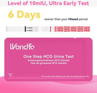 Wondfo Pregnancy Test Strips, 20-Pack – Early Detection Home Kit
