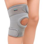 TYNOR Knee Support Sportif (Neo) | Durable, Lightweight for Gym, Running,Sports & Daily Use | Stability and Comfortable | Set of 1 (Grey, XXL)