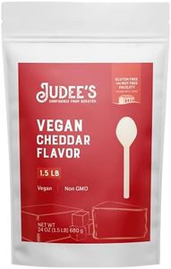 Judee’s Vegan Cheddar Flavor Powder 1.5lb (24oz) - 100% Non-GMO, Vegan, Gluten-Free & Nut-Free - Great Dairy Cheese Powder Alternative - Made in USA - Use in Sauces, Seasonings, and Soups