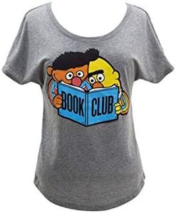 Out of Print Women's Dolman Shirt, Bert and Ernie Book Club, X-Small