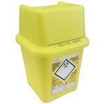 Sharpsafe 4L YELLOW BIO HAZARD BLADE SYRINGE NEEDLE CLINICAL LABELLED WASTE SHARPS BOX BINS